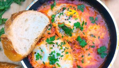 Shakshuka, Eggs in purgatory, Huevos rancheros ou ovos no molho de tomate