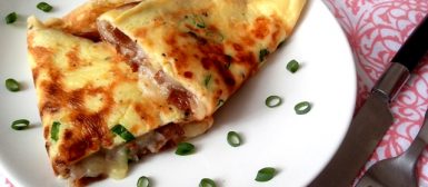 Crepioca (omelete de pão de queijo)